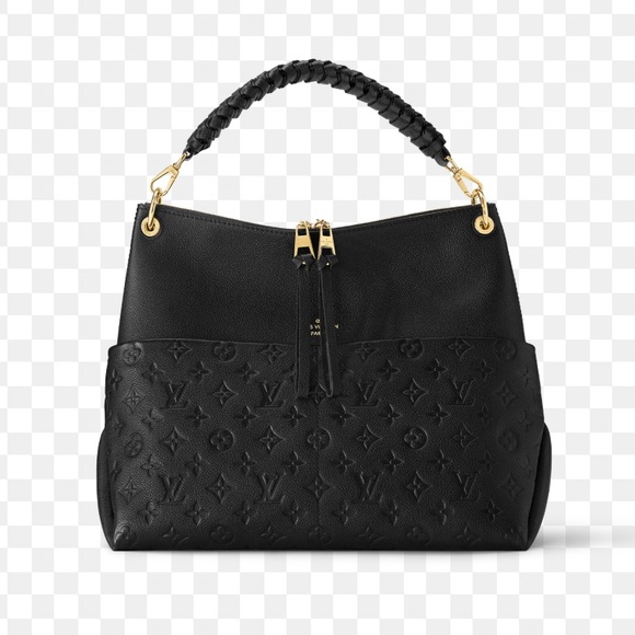 SOLD! 🎉Authentic Louis Vuitton Maida Hobo black leather monogram empriente EUC! - Picture 2 of 16